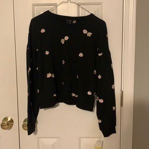 Black long sleeve sweater
